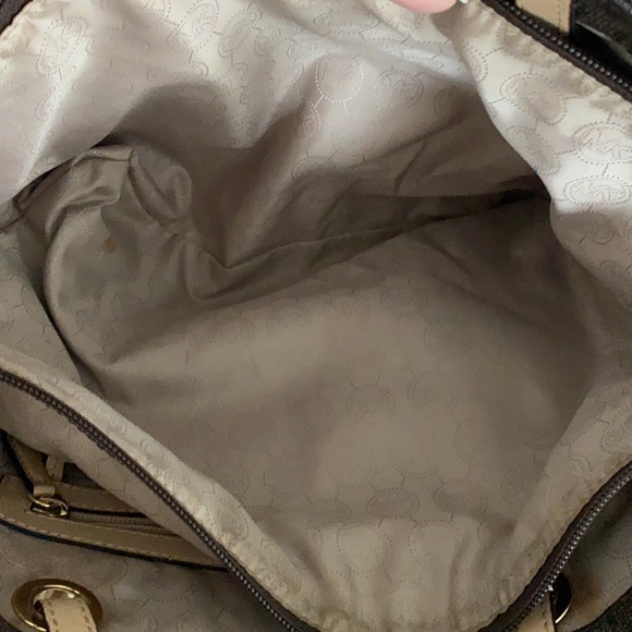 Michael Kors Leather Logo Tote Bag - Picture 9 of 16